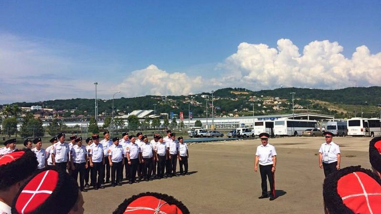 Казаки Екатеринодарского РКО заступили на службу