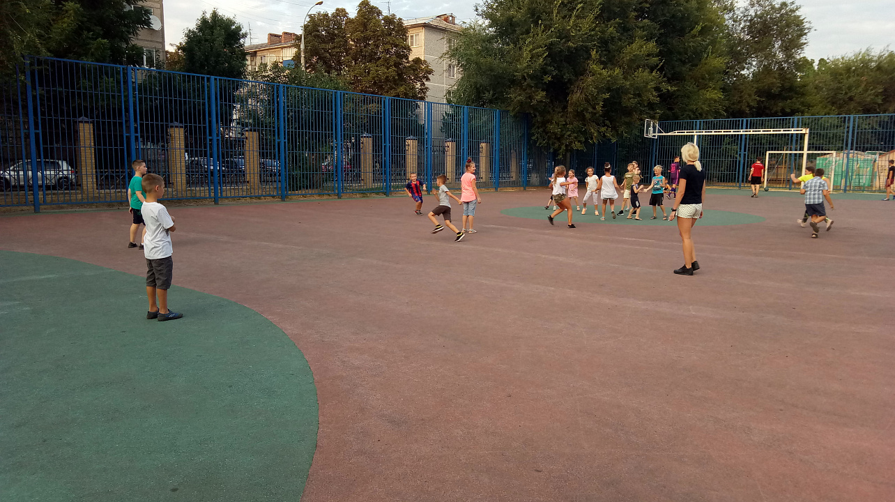 Вечерняя площадка школа 28.08.2017