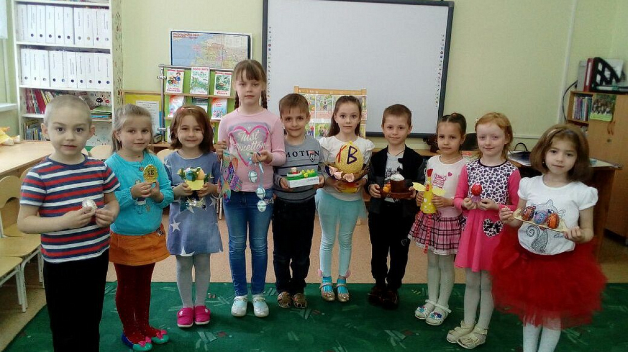 Воспитанники детского сада Западного округа готовятся к празднованию «Пасхи»