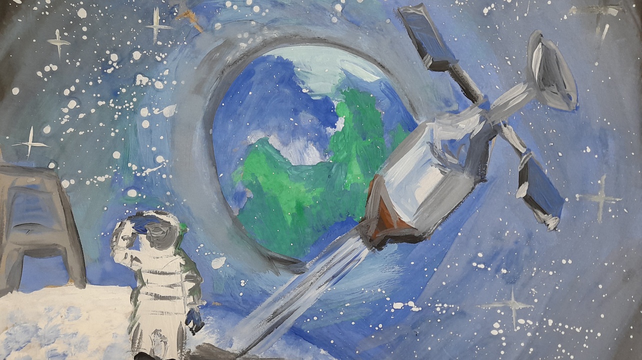 «Мы - дети Гагарина»: ко Дню космонавтики запустят онлайн-выставку детских рисунков