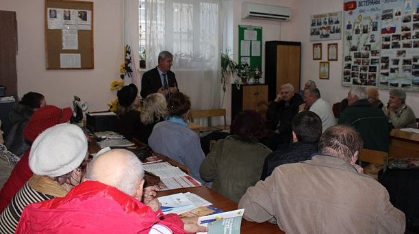 Депутат городской Думы Краснодара Владимир Марянян  отчитался о проделанной работе