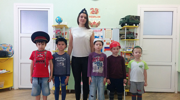 В детском саду Западного округа прошло мероприятие «Наша Армия»