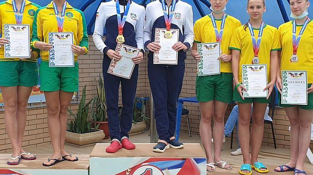 Краснодарские спортсменки завоевали четыре медали первенства ЮФО по синхронному плаванию