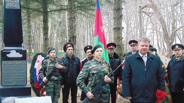 Жители Березовского сельского округа почтили память освободителей Краснодара