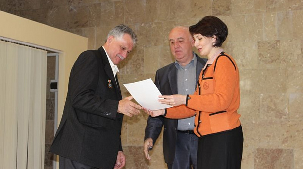 Сегодня в администрации Центрального округа чествовали ликвидаторов Чернобыльской АЭС