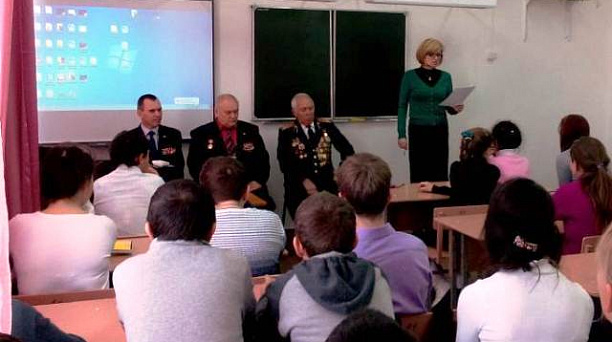 В школе пос. Водники прошла встреча с воинами-афганцами
