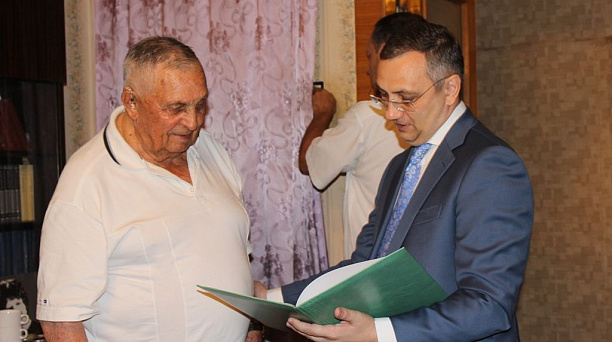 90-летний юбилей со дня рождения отметил Почетный гражданин  города Краснодара Бандурко Вениамин Алексеевич