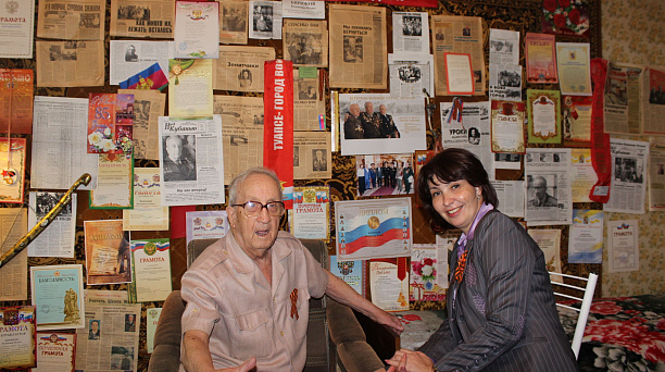 95-летний юбилей отметил участник Великой Отечественной войны, освободитель Краснодара, почетный гражданин города Владимир Бирюков