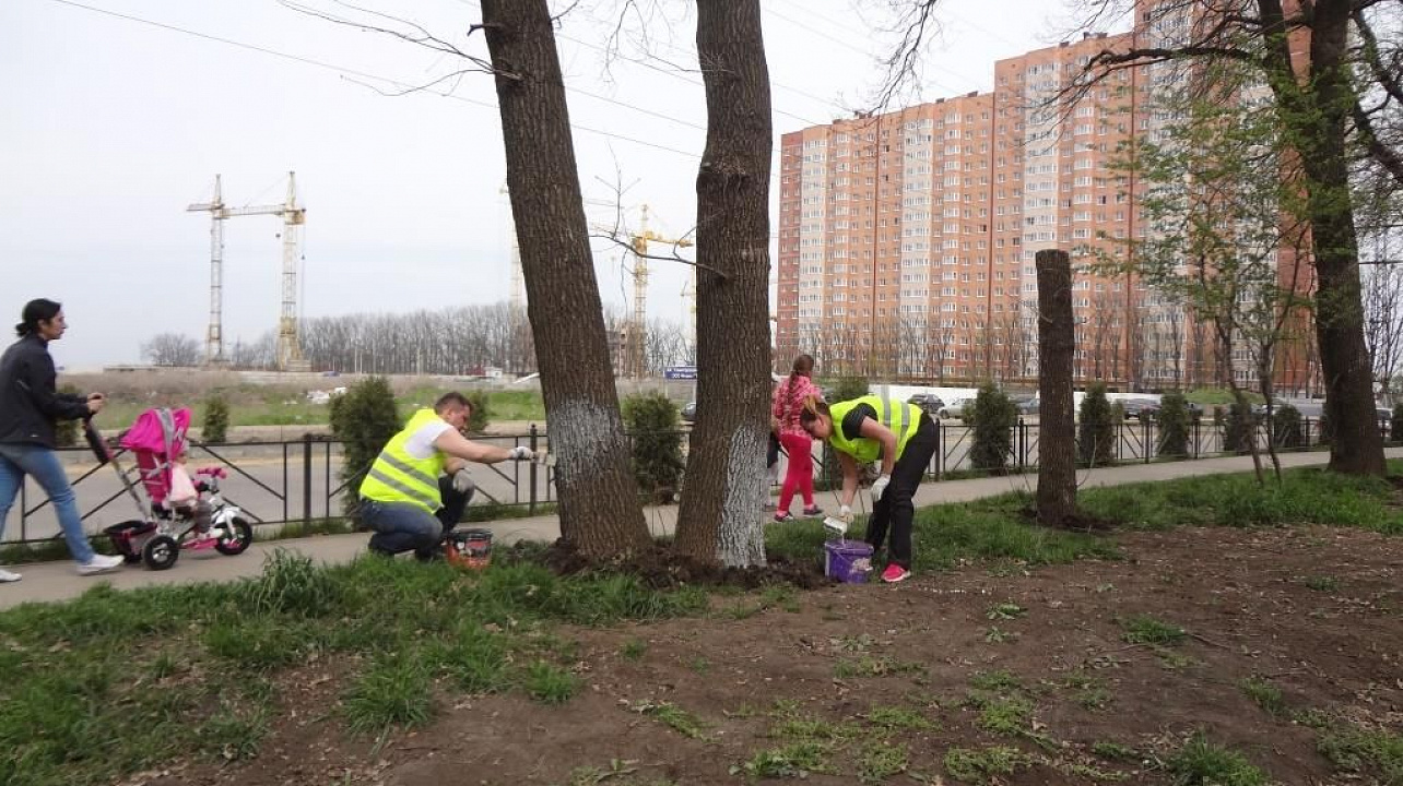 Жители улиц Героя Яцкова и Героев Разведчиков провели субботник