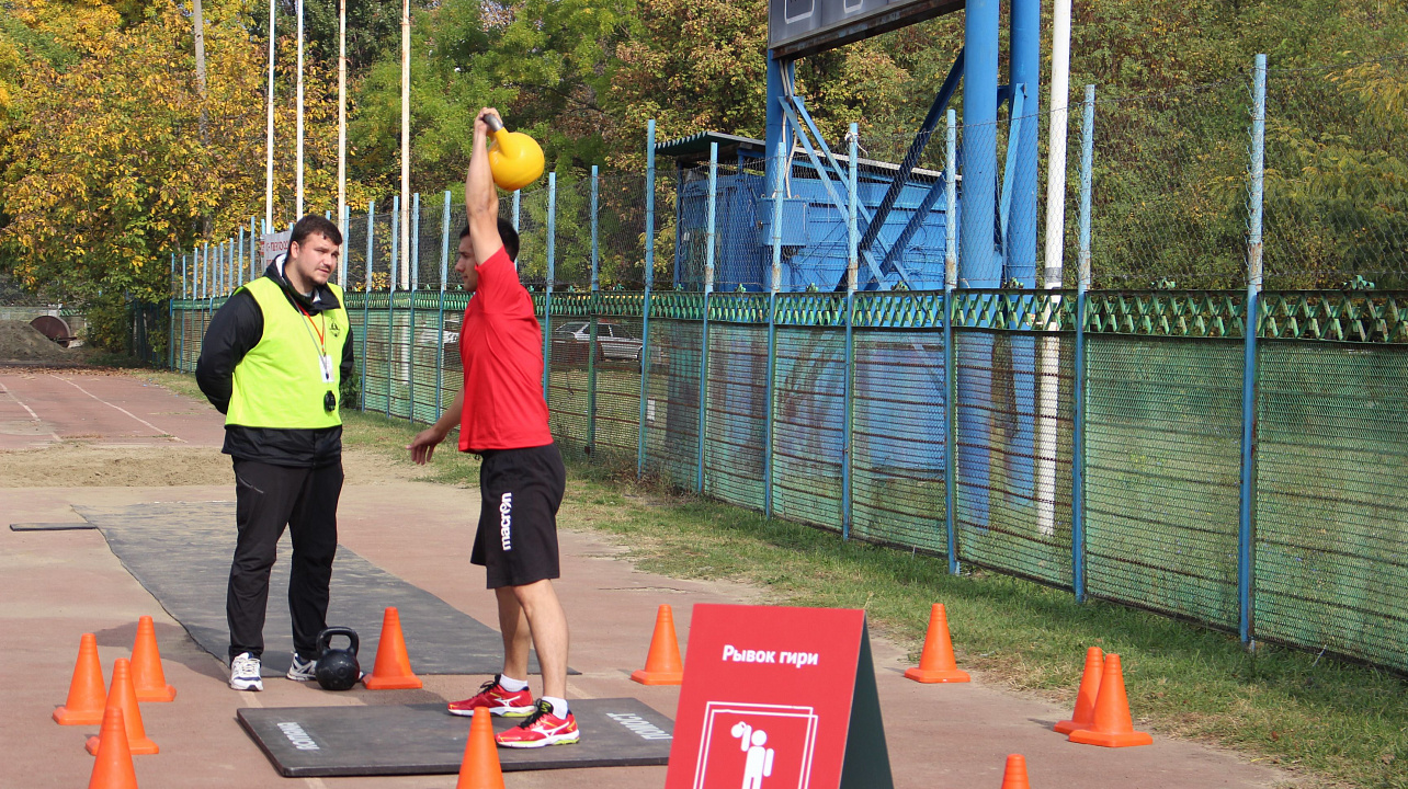 В Краснодаре участники Спартакиады профсоюзов начали выполнять нормативы ГТО