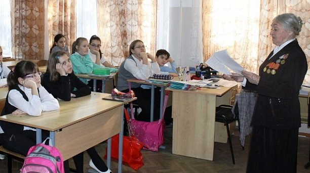 В МБОУ СОШ № 16 прошли несколько встреч с ветеранами войн