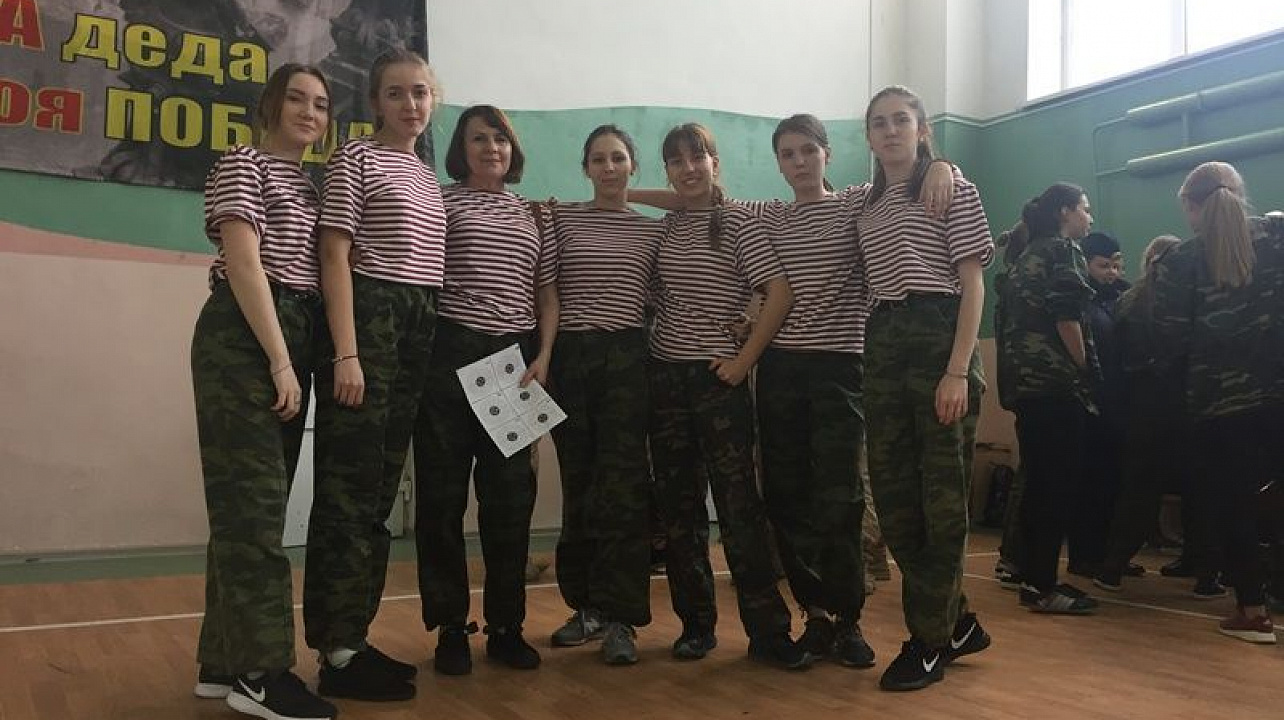 Учащиеся лицея № 12 заняли призовые места в краевых соревнованиях «Защитницы Отечества»