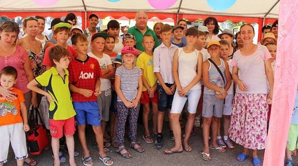 В Краснодаре прошло мероприятие для детей из многодетных семей, детей-инвалидов