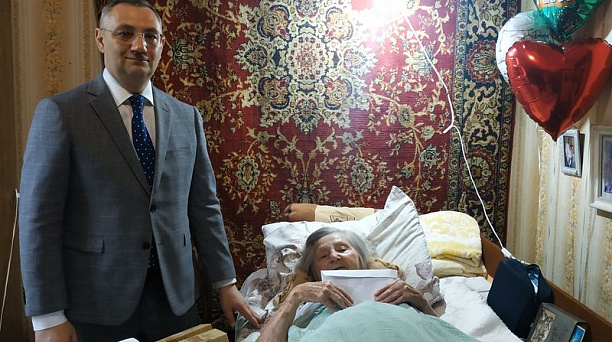 Ветерану ВОВ Радецкой Валентине Мефодьевне исполнилось 98 лет