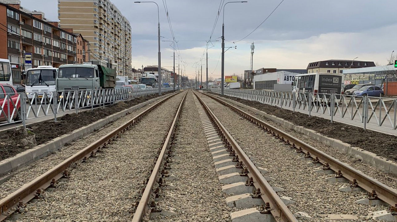 Запустить пассажирское движение по ул. Московской в Краснодаре планируется 31 марта