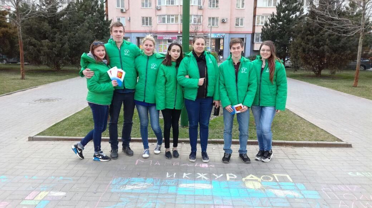 Молодёжный Совет провёл конкурс детского рисунка на асфальте «Нет войне!»