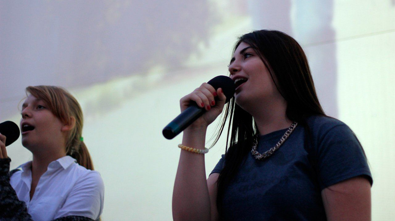 Акция «Кино нашего двора» состоялась в микрорайоне Молодежном