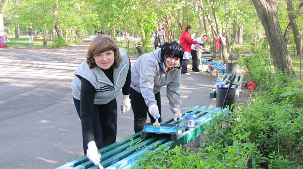 Жители Центрального округа приняли участие в общегородском субботнике