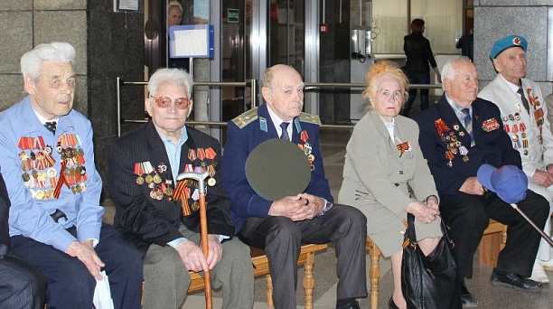 Ветераны ВОВ Центрального округа побывали на торжественном приеме в администрации города Краснодара