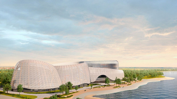 В Краснодаре представили эскизный проект аквапарка на Затоне