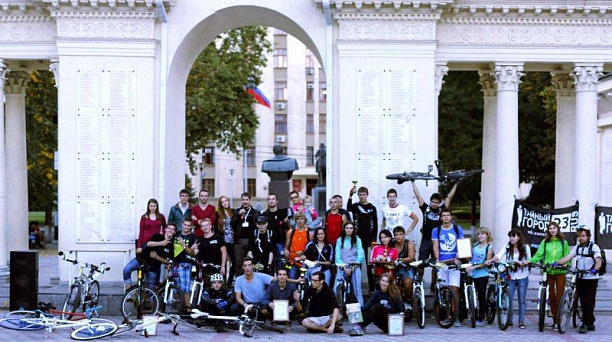 В Центральном округе прошел велоквест