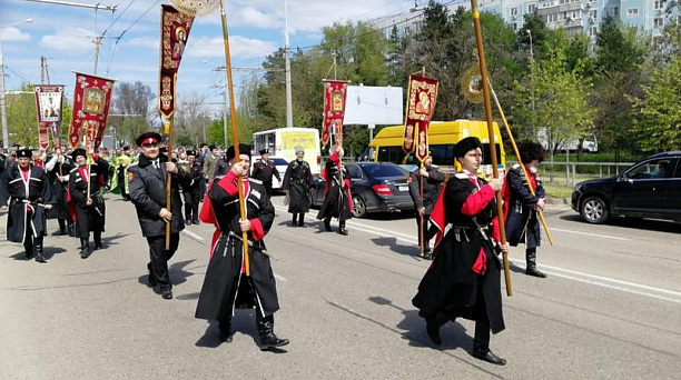 Краснодарские казаки приняли участие в крестном ходе