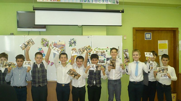 Урок мужества, посвященный Дню защитника Отечества, прошел для ребят из лицея № 90 Западного округа