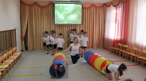 В детском саду Западного округа прошли соревнования «Джунгли зовут»