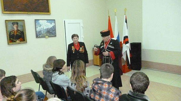 Об истории обороны Краснодара узнали казачата школы №7