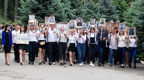 В КубГАУ прошло празднование 73-й годовщины Победы