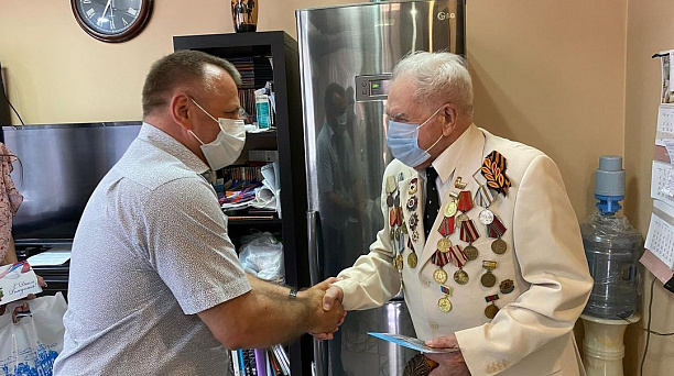 В Западном округе своё 99-летие отметил ветеран Великой Отечественной войны