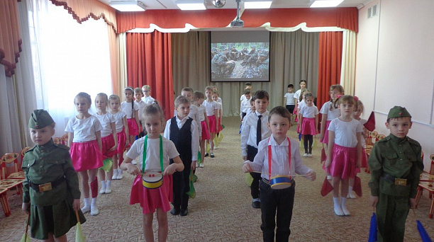 В детском саду Западного округа прошло торжественное открытие патриотического месячника