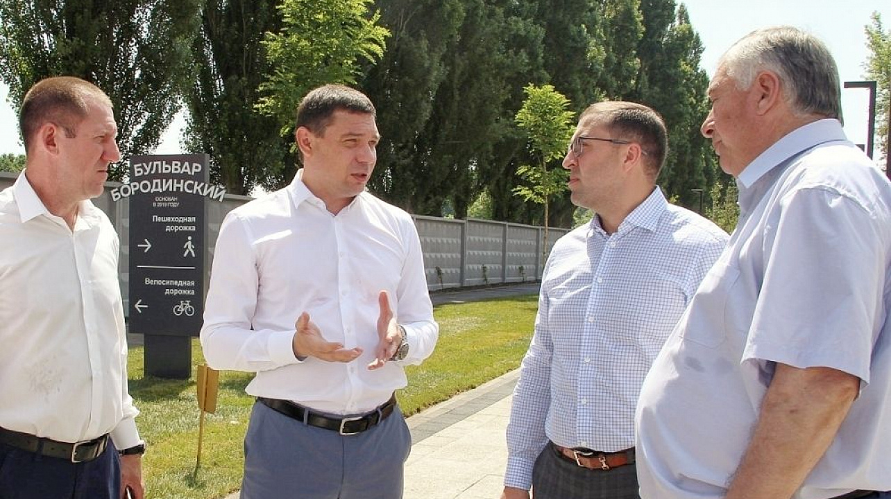 В Карасунском округе открыли бульвар «Бородинский»