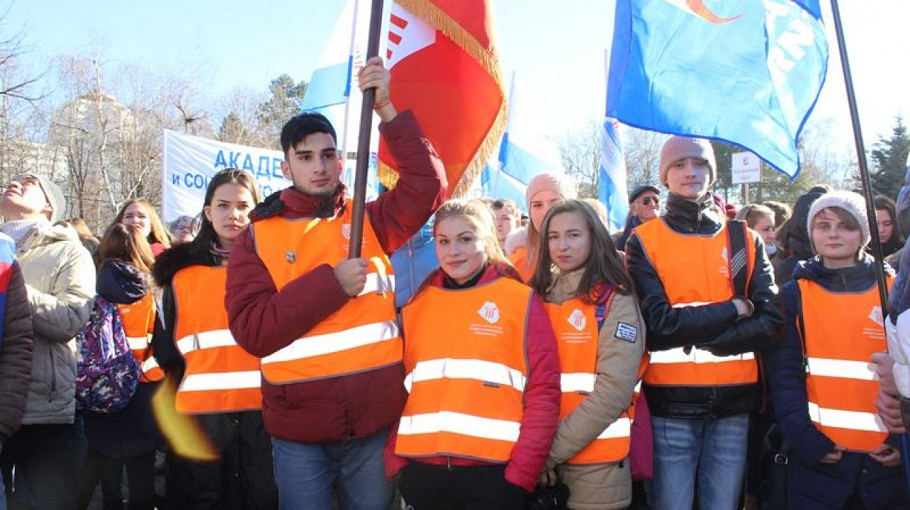 Центральный округ принял участие в открытии краевого месячника оборонно-массовой и военно-патриотической работы
