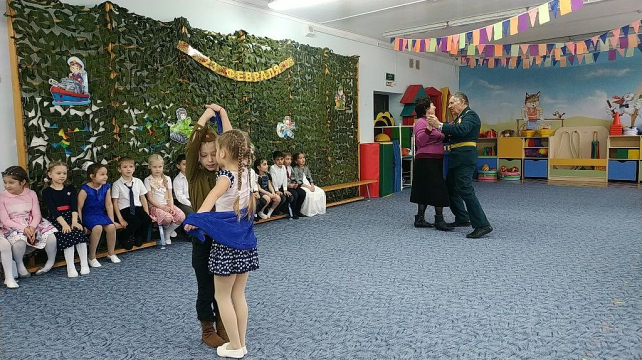 В детском саду № 175 прошла встреча с ветеранами