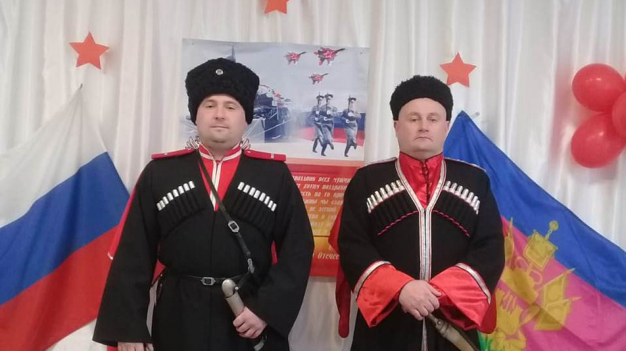 Казаки ХКО «Старокорсунский казачий курень» в детском саду № 224