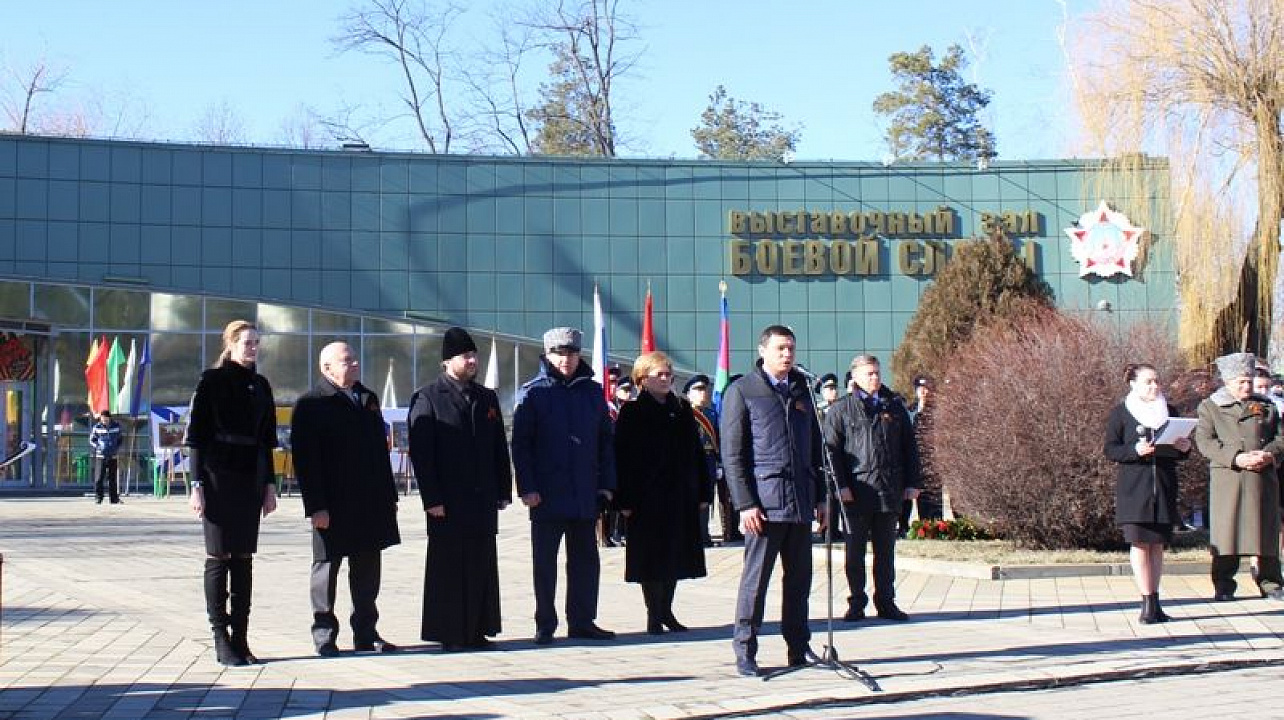 Центральный округ принял участие в открытии краевого месячника оборонно-массовой и военно-патриотической работы