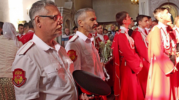 Казаки краевой столицы почтили память небесного покровителя