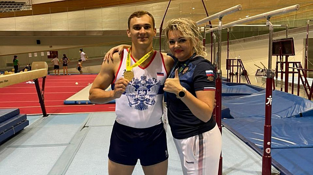 Краснодарский батутист Александр Лисицын одержал победу на турнире Gym Fest в Португалии