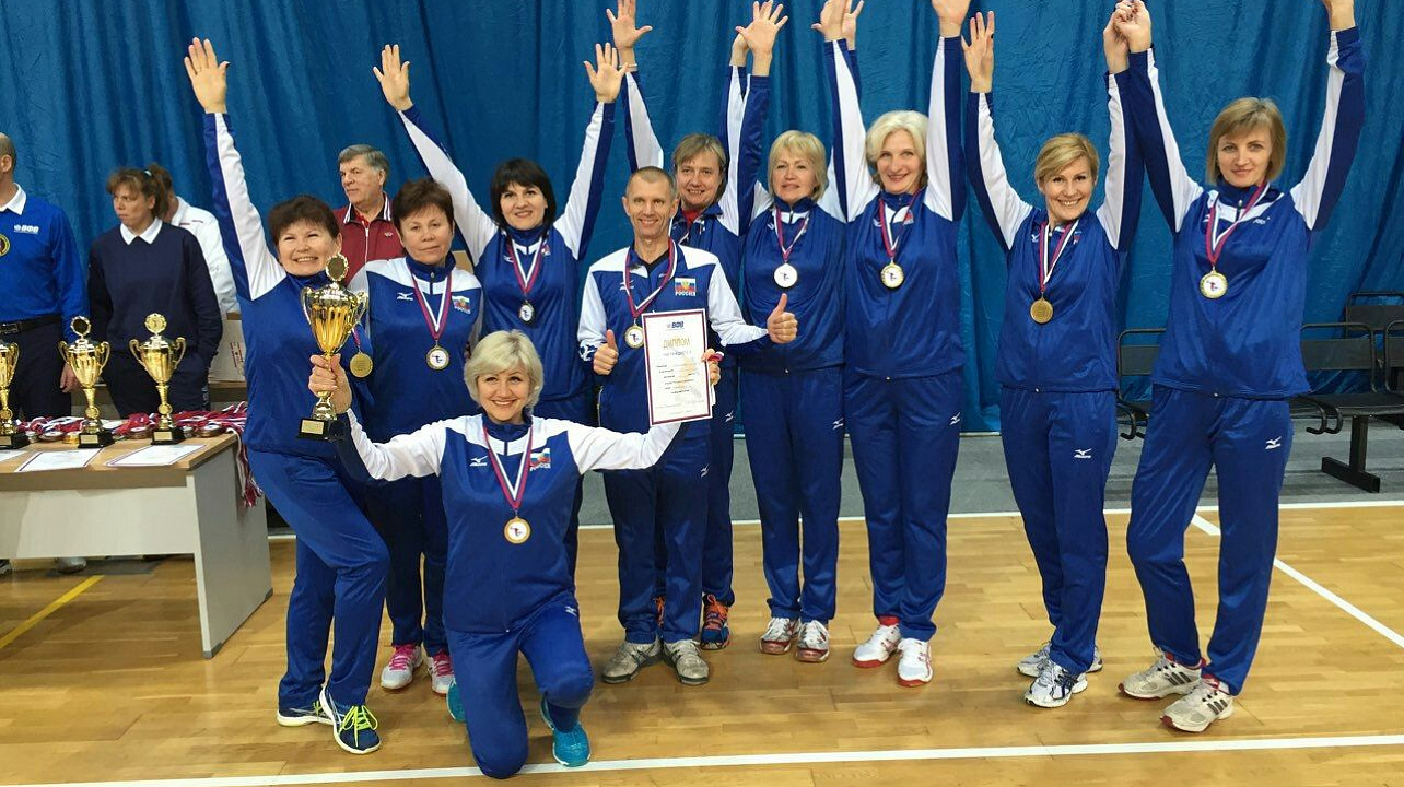 Краснодарские волейболисты стали победителями Кубка России среди ветеранов