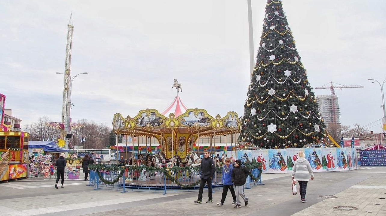 Новый год-2020: Программа праздничных мероприятий на Главной городской площади Краснодара