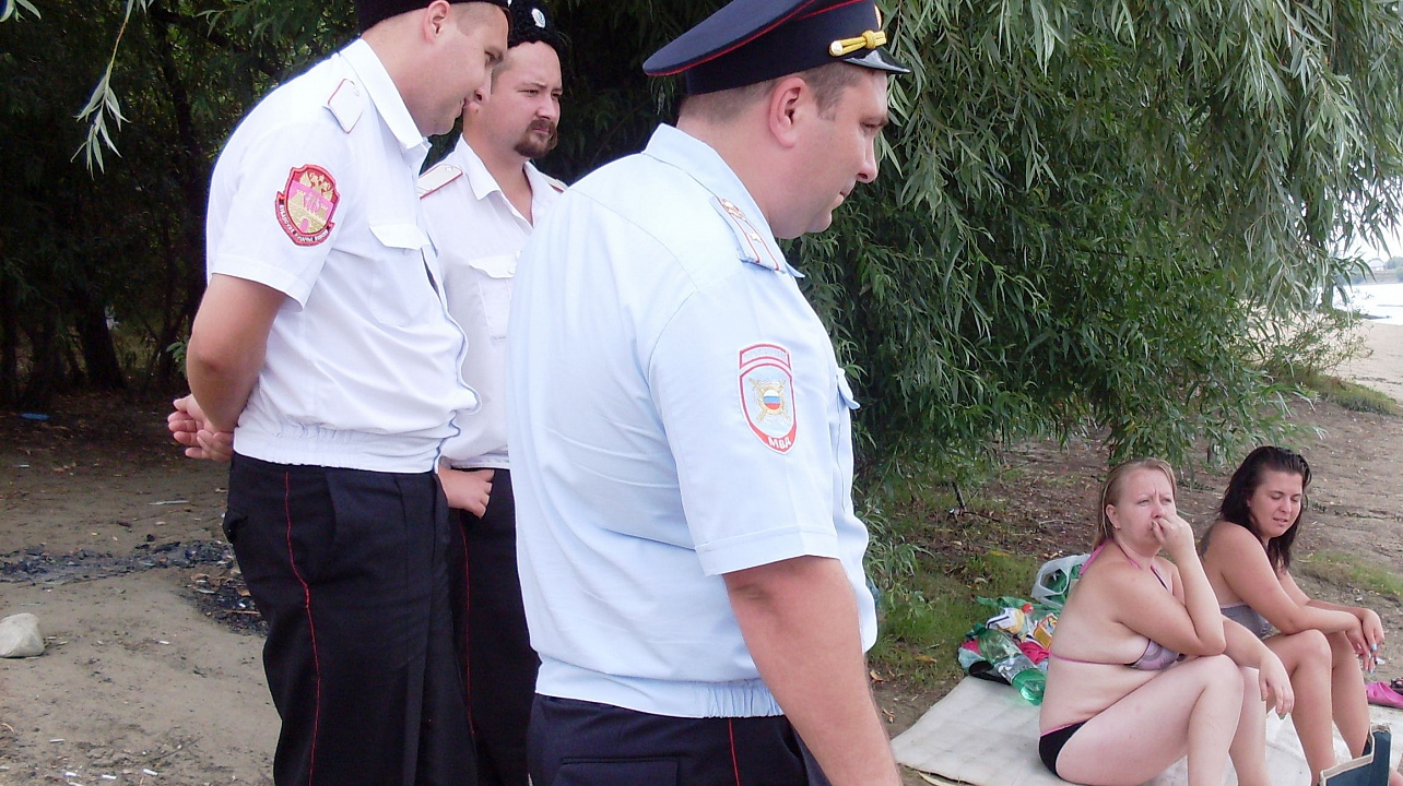 рейдовые мероприятия по берегу реки Кубань