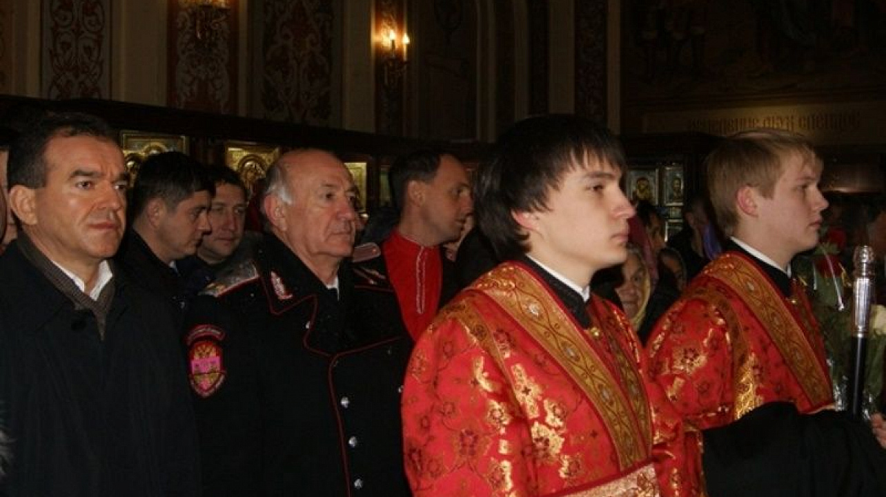 В День Святой Великомученицы Екатерины в главном Соборе Краснодара прошла торжественная литургия