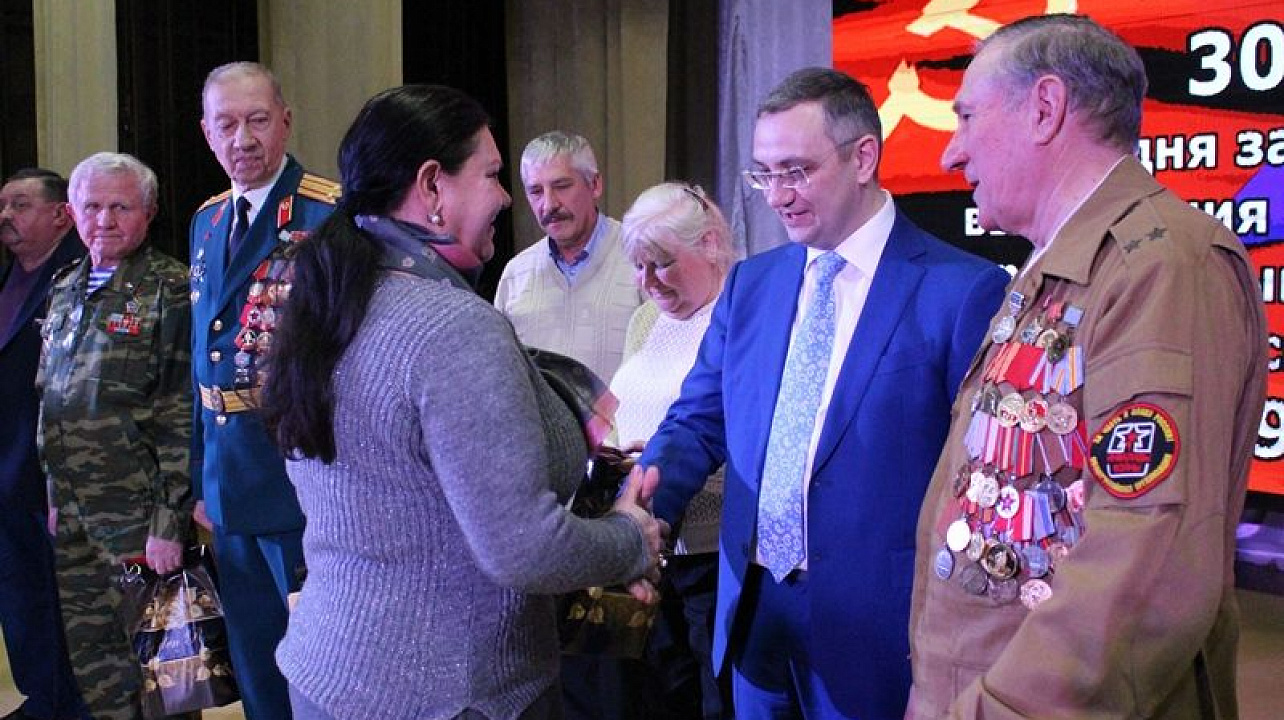 В Центральном округе чествовали воинов, исполнявших интернациональный долг в Афганистане