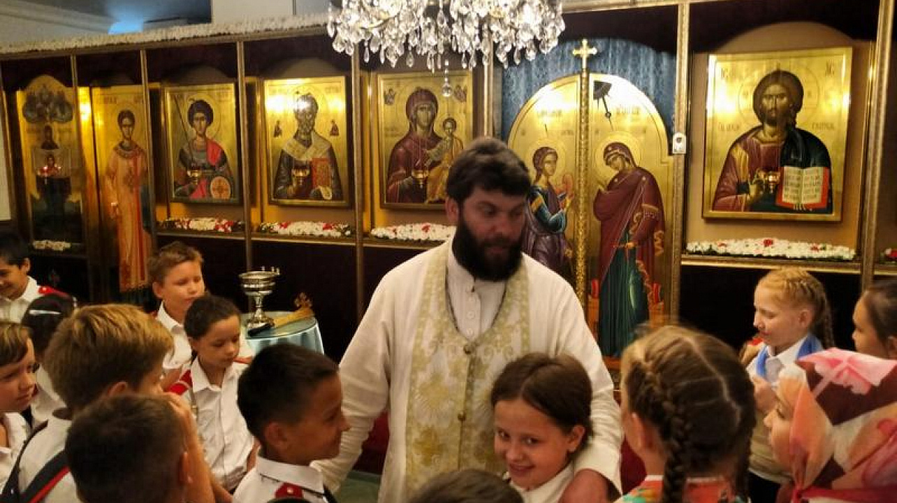 Казачата посетили Свято-Сергиевский храм