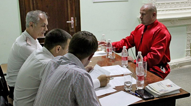Казаки-наставники Екатеринодарского РКО прошли аттестацию