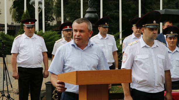 В Краснодаре прошёл развод сотрудников полиции