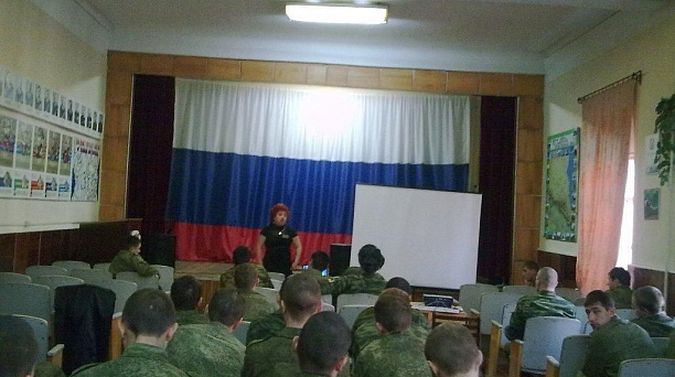 Сотрудники администрации Центрального округа посетили воинскую часть