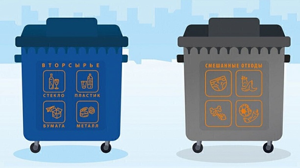 В Краснодаре внедряется пилотный проект по внедрению двухпоточной системы раздельного сбора ТКО