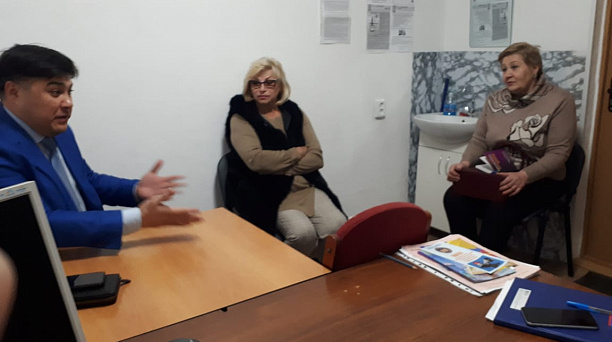 В поселке Знаменском состоялся прием главы администрации Пашковского сельского округа города Краснодара